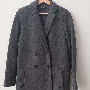 JAMES PERSE Grey Long Cotton Coat
